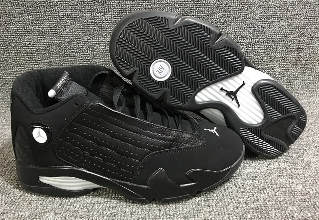 Air Jordan Retro 14 XIV Grade AAA Black Silver [Cheap Jordans Shoes 14 15]